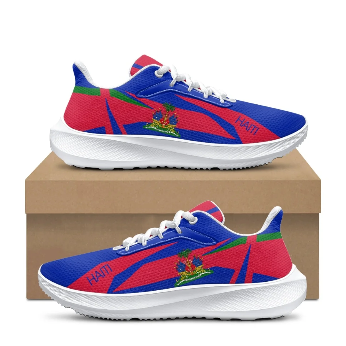 Haiti Country Flag Mesh Sneakers for Men Woman Brand Designer Shoes Casual Lace Up Flats Durable Male Breathable Walk Footwear
Haiti Country Flag Mesh Sneakers for Men Woman Brand Designer Shoes Casual Lace Up Flats Durable Male Breathable Walk Footwear