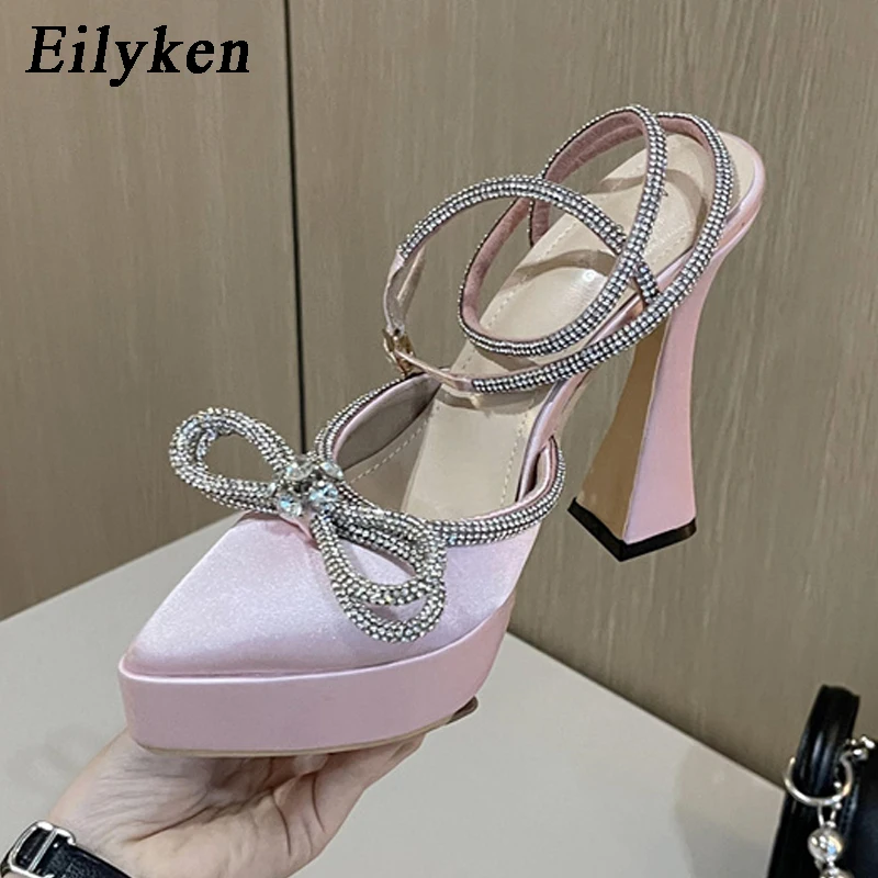 Eilyken Runway Style Satin Buckle Strap Women Pumps Sexy Crystal Butterfly-knot Platform Pole Dance High Heels Shoes
Eilyken Runway Style Satin Buckle Strap Women Pumps Sexy Crystal Butterfly-knot Platform Pole Dance High Heels Shoes