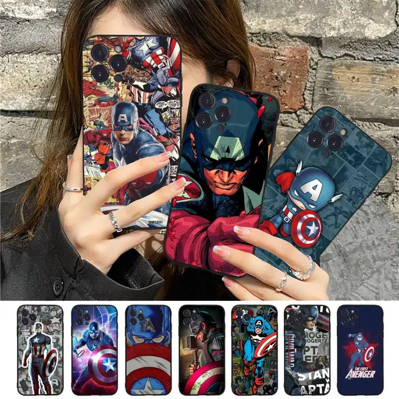 Marvel captain america Phone Case Silicone Soft for iphone 14 13 12 11 Pro Mini XS MAX 8 7 6 Plus X XS XR Cover
Marvel captain america Phone Case Silicone Soft for iphone 14 13 12 11 Pro Mini XS MAX 8 7 6 Plus X XS XR Cover