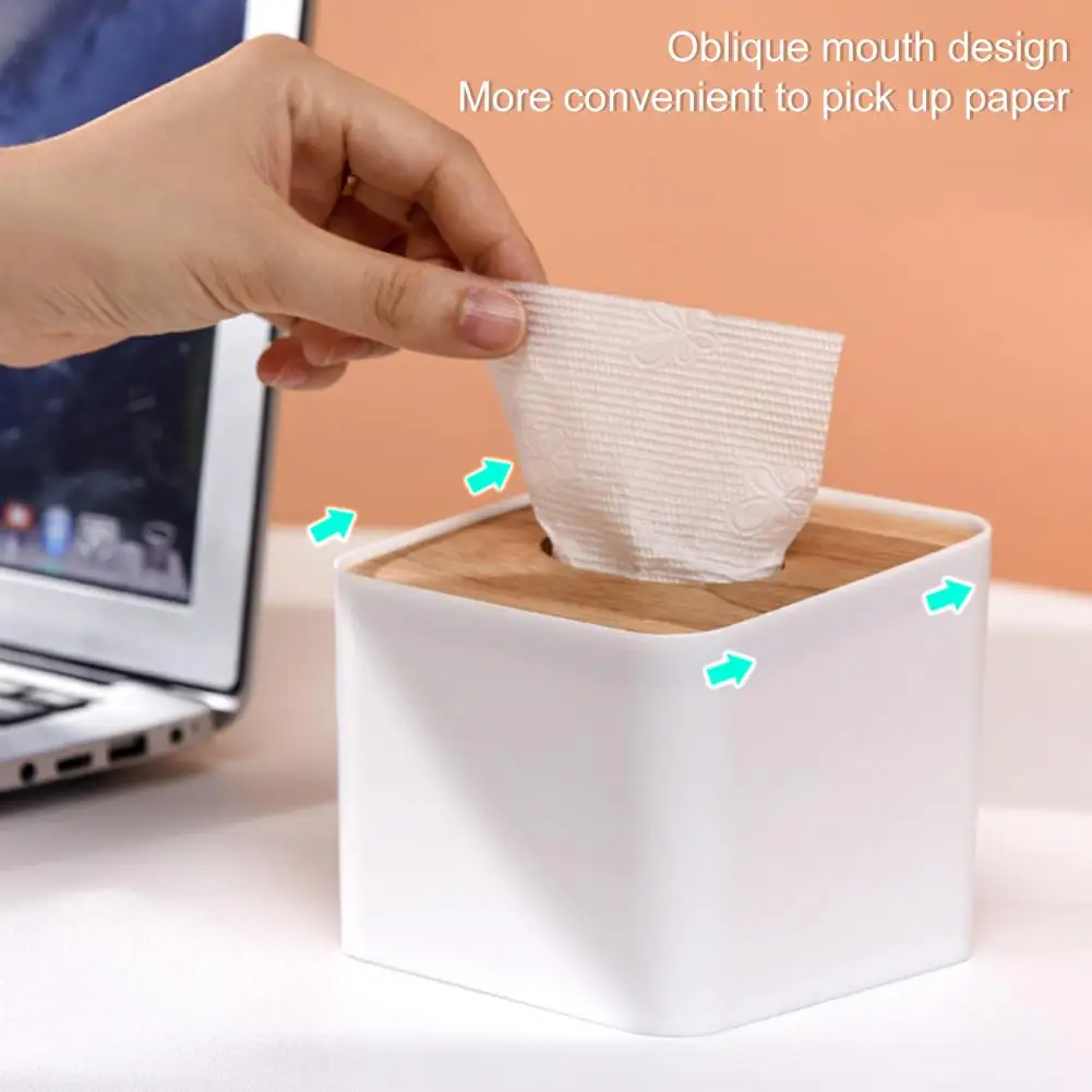 Simple Tissue Box PP Storage Box Oblique Mouth Design Modern Tissue Storage Holder Stain-resistant
Simple Tissue Box PP Storage Box Oblique Mouth Design Modern Tissue Storage Holder Stain-resistant