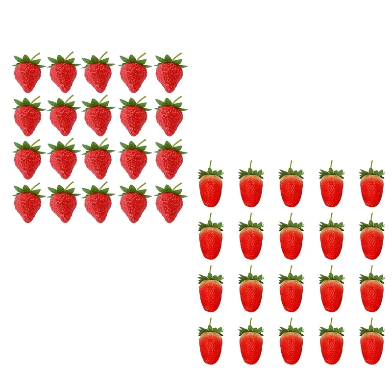 20 Pieces Artificial Strawberry Fake Fruit Strawberries Photography Prop Home Kitchen Cabinet Party Ornament
20 Pieces Artificial Strawberry Fake Fruit Strawberries Photography Prop Home Kitchen Cabinet Party Ornament