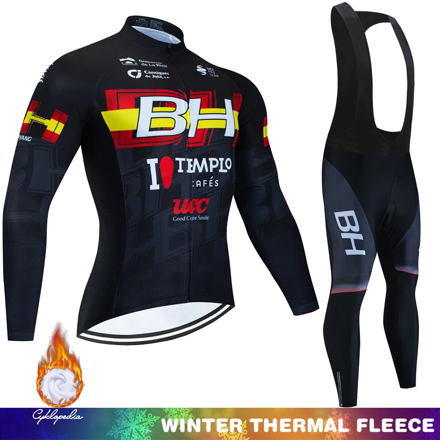 Winter Cycling Set BH Men's Long Sleeve Cycling Clothing Thermal Fleece Mountain Bike Cycling Jersey Warm Ropa Ciclismo Hombre
Winter Cycling Set BH Men's Long Sleeve Cycling Clothing Thermal Fleece Mountain Bike Cycling Jersey Warm Ropa Ciclismo Hombre