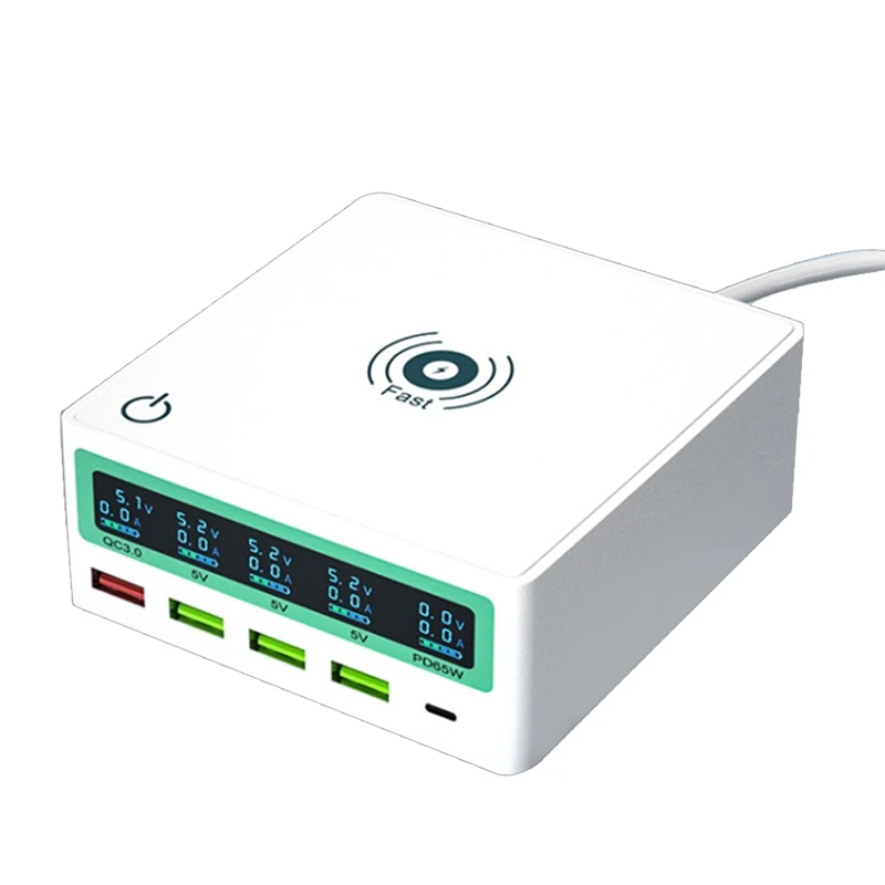 130W Multi USB Charger Quick Charge 3.0 PD3.0 65W USB C PD USB-C Type C Fast Charger Hub Station For Iphone
130W Multi USB Charger Quick Charge 3.0 PD3.0 65W USB C PD USB-C Type C Fast Charger Hub Station For Iphone