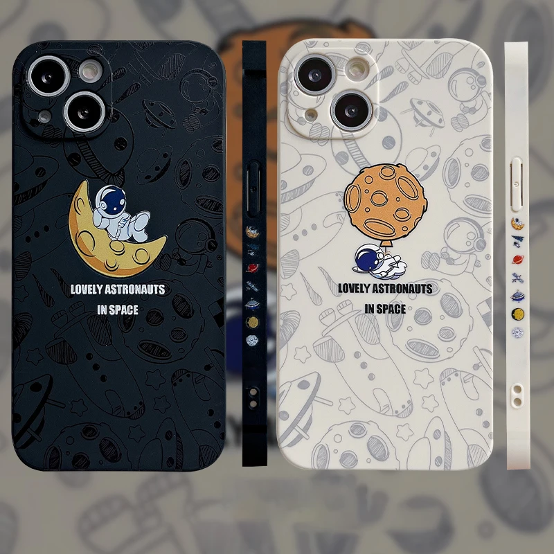 Cartoon Astronaut Planet Phone Case for iphone 13 12 Pro Max Soft Shell For iPhone 12 11 Pro Max 8 7 Plus 6 6S 6P 6SP Cover Bag
Cartoon Astronaut Planet Phone Case for iphone 13 12 Pro Max Soft Shell For iPhone 12 11 Pro Max 8 7 Plus 6 6S 6P 6SP Cover Bag