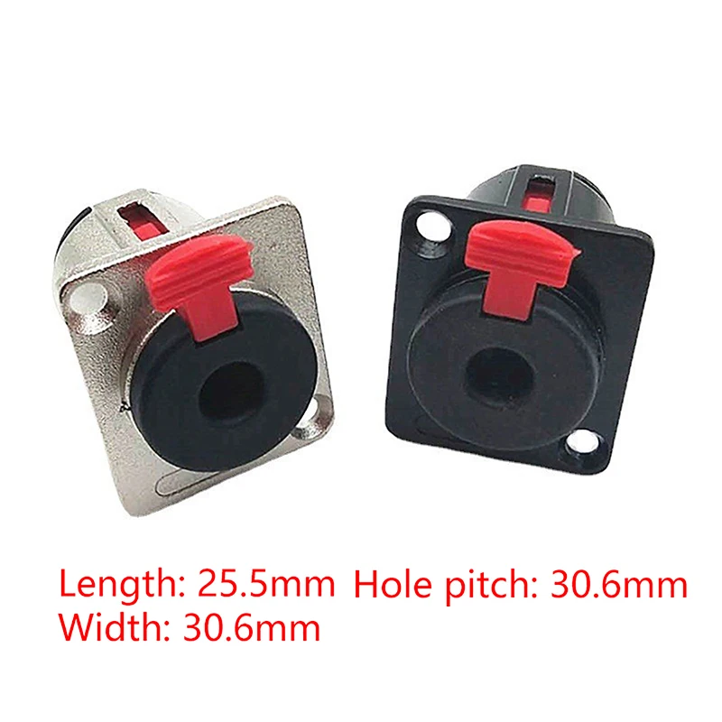 1Pcs Metal Square Three Core Caron Female Audio Connector Microphone Socket 3-core XLR Male Female Audio Seat
1Pcs Metal Square Three Core Caron Female Audio Connector Microphone Socket 3-core XLR Male Female Audio Seat