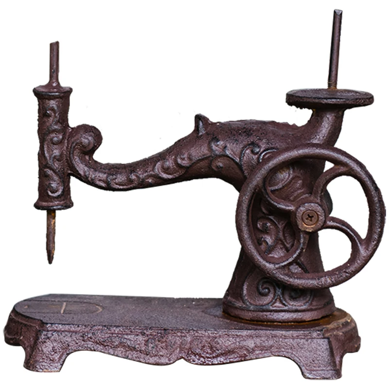 

Cast Iron Sewing Machine Decoration Retro Creative Model Clothing Store Restaurant Cafe Showcase Tool Decorations