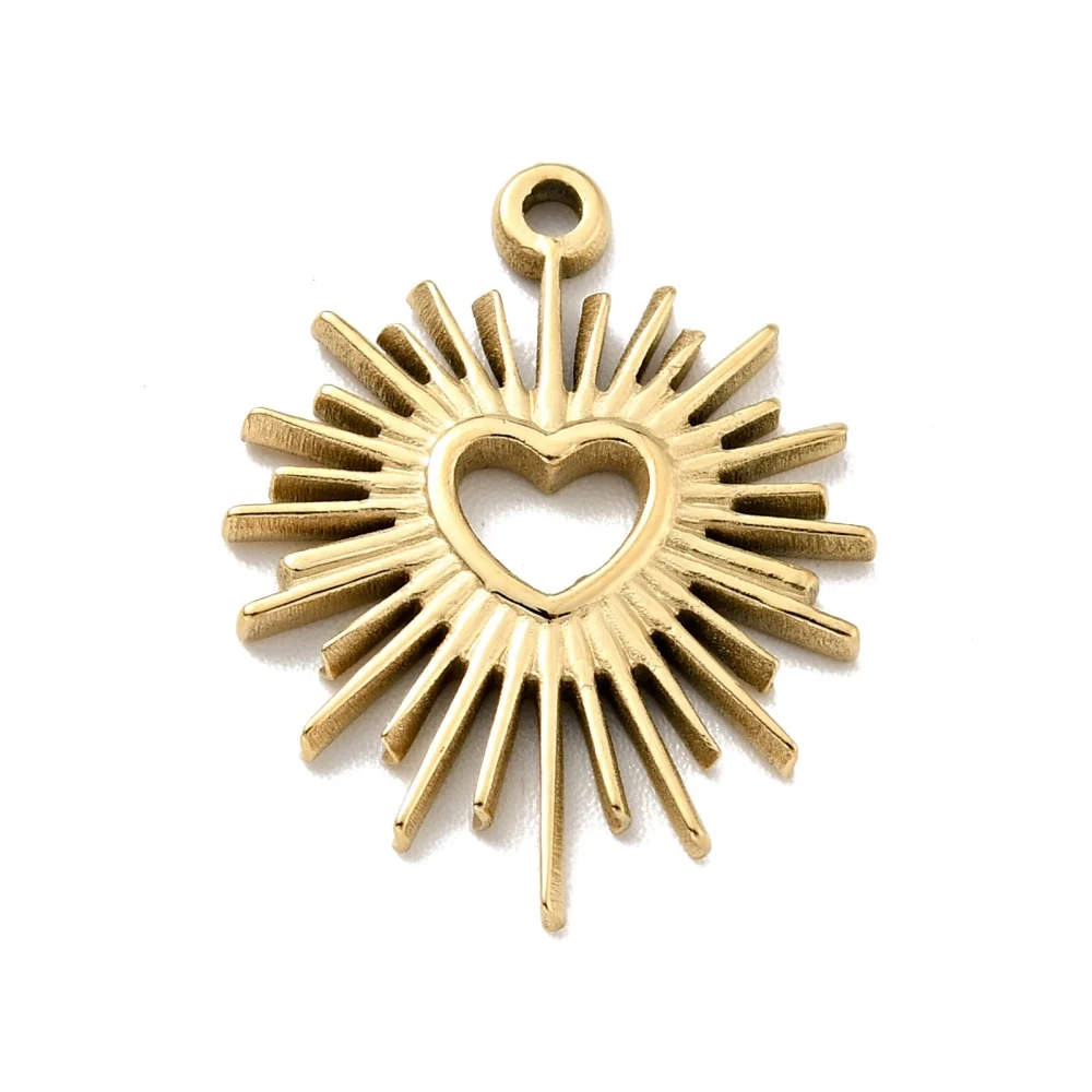 10pcs 304 Stainless Steel Polishing Heart Pendants Golden for jewelry making DIY necklace Crafts Decor 22.5x17.5x2mm,Hole:1.6mm 
10pcs 304 Stainless Steel Polishing Heart Pendants Golden for jewelry making DIY necklace Crafts Decor 22.5x17.5x2mm,Hole:1.6mm