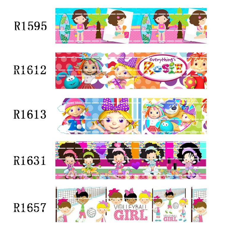 50 yard Cartoon character 7/8inch 1inch 1.5inch 2inch 3inch printed cute princess grosgrain ribbon R1595 
50 yard Cartoon character 7/8inch 1inch 1.5inch 2inch 3inch printed cute princess grosgrain ribbon R1595