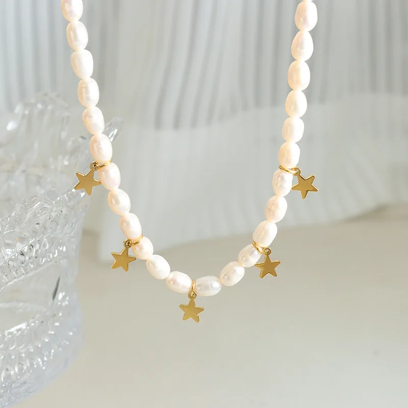 High End Banquet Baroque Artificial Pearl Five Pointed Star Necklace Fashion Party Women'S Jewelry Wedding Party Gifts 
High End Banquet Baroque Artificial Pearl Five Pointed Star Necklace Fashion Party Women'S Jewelry Wedding Party Gifts