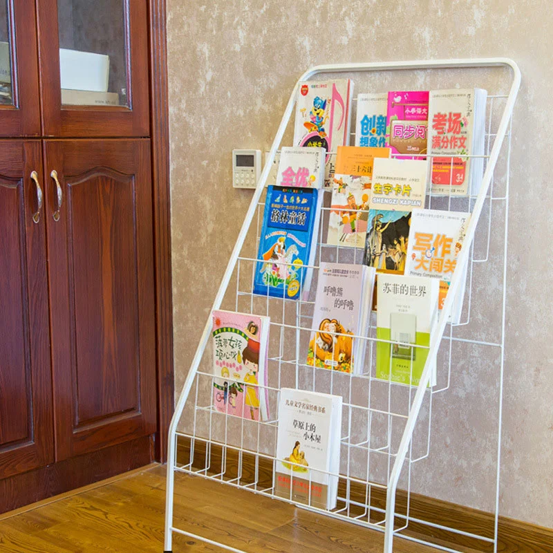 Bookshelf Wrought Iron Bookcase Floor Book Rack Baby Picture Book Rack Storage Toy Newspaper Rack Magazine Rack
Bookshelf Wrought Iron Bookcase Floor Book Rack Baby Picture Book Rack Storage Toy Newspaper Rack Magazine Rack