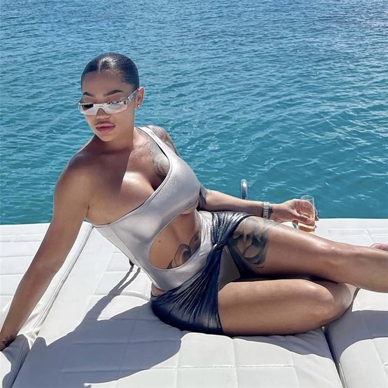 Summer Outfits For Women 2023 New In Matching Skirt Sets One Shoulder Shiny Bodysuit Two Piece Party Stylish Holiday Sexy Suit
Summer Outfits For Women 2023 New In Matching Skirt Sets One Shoulder Shiny Bodysuit Two Piece Party Stylish Holiday Sexy Suit
