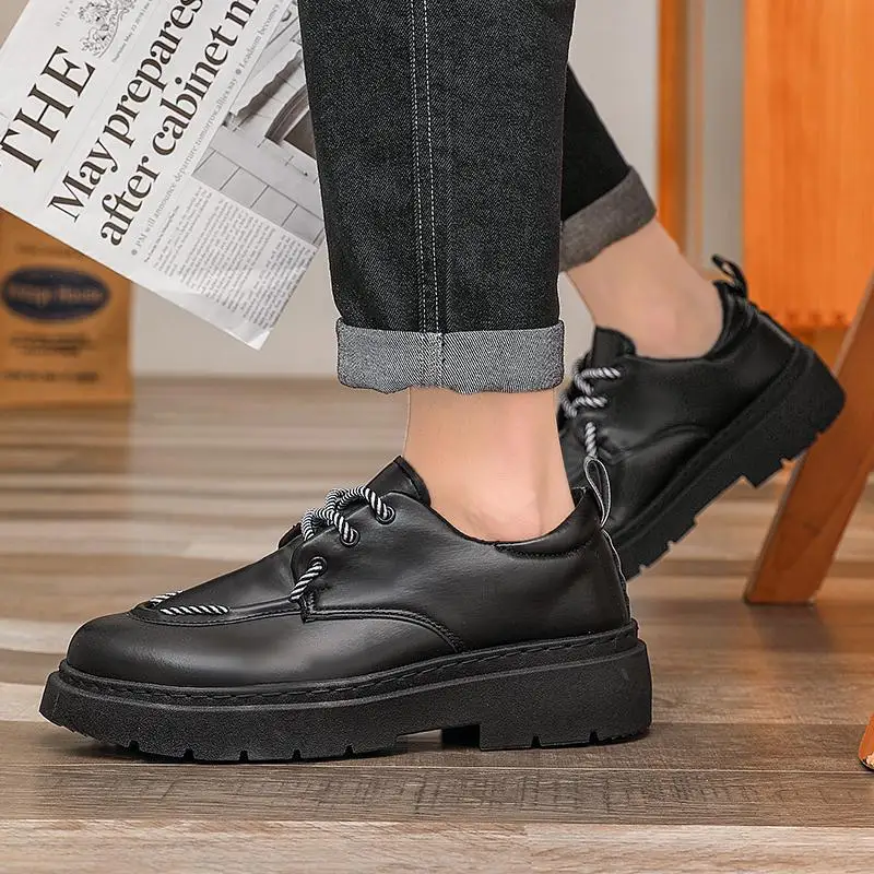 High Heel Men's Shoes 2023 New Business Casual Men's Leather Shoes Men's Autumn New Tooling Vintage Martin Boots W
High Heel Men's Shoes 2023 New Business Casual Men's Leather Shoes Men's Autumn New Tooling Vintage Martin Boots W