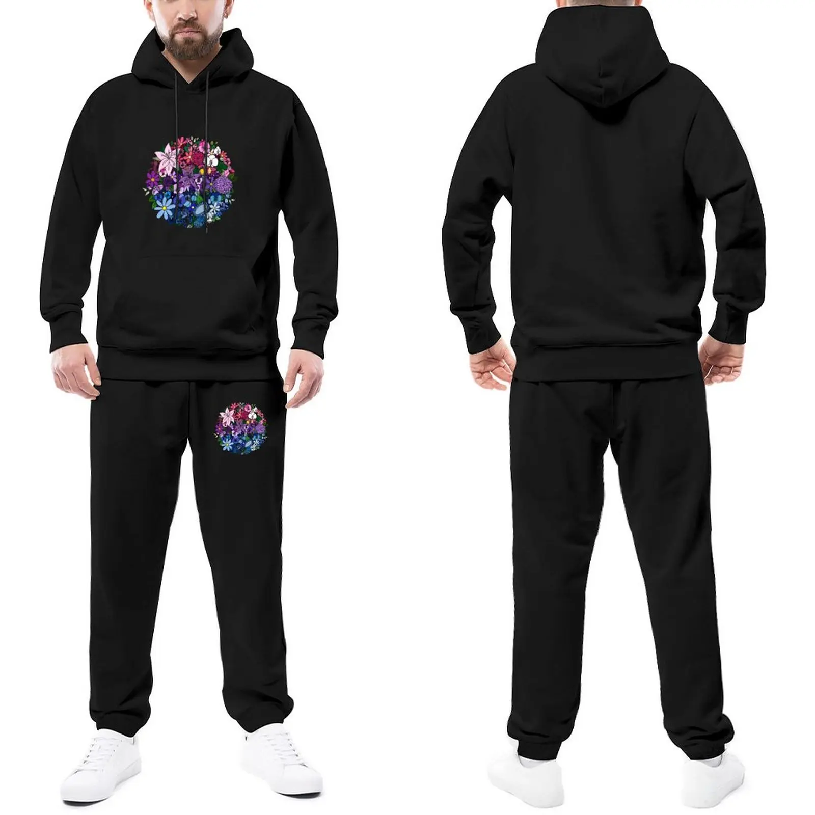 Tracksuits Bi Pride Flowers Hooded Suits Flowers Hooded Suits Oversize Print Jogger Sportswear Male Y2K Hoody Sweatpant Set
Tracksuits Bi Pride Flowers Hooded Suits Flowers Hooded Suits Oversize Print Jogger Sportswear Male Y2K Hoody Sweatpant Set
