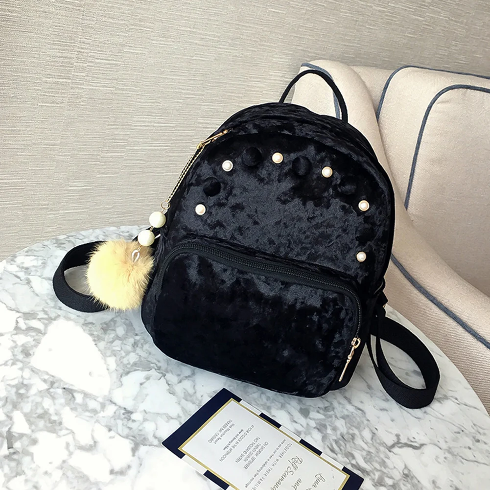 Fashion Women Satchel Shoulder Bag Velvet Backpack School Rucksack for School Shopping Women Fashionable Decoration
Fashion Women Satchel Shoulder Bag Velvet Backpack School Rucksack for School Shopping Women Fashionable Decoration