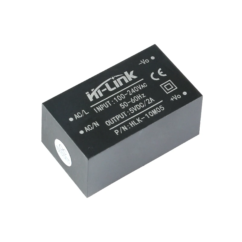 Импульсный модуль питания Your Cee HLK-10M05 220В 5В 10Вт
Импульсный модуль питания Your Cee HLK-10M05 220В 5В 10Вт