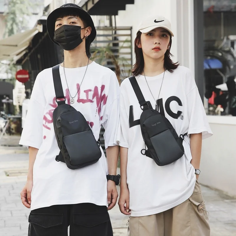 New casual men's chest bag trend fashion Single Shoulder Messenger Bag outdoor waterproof small backpack chest bag
New casual men's chest bag trend fashion Single Shoulder Messenger Bag outdoor waterproof small backpack chest bag