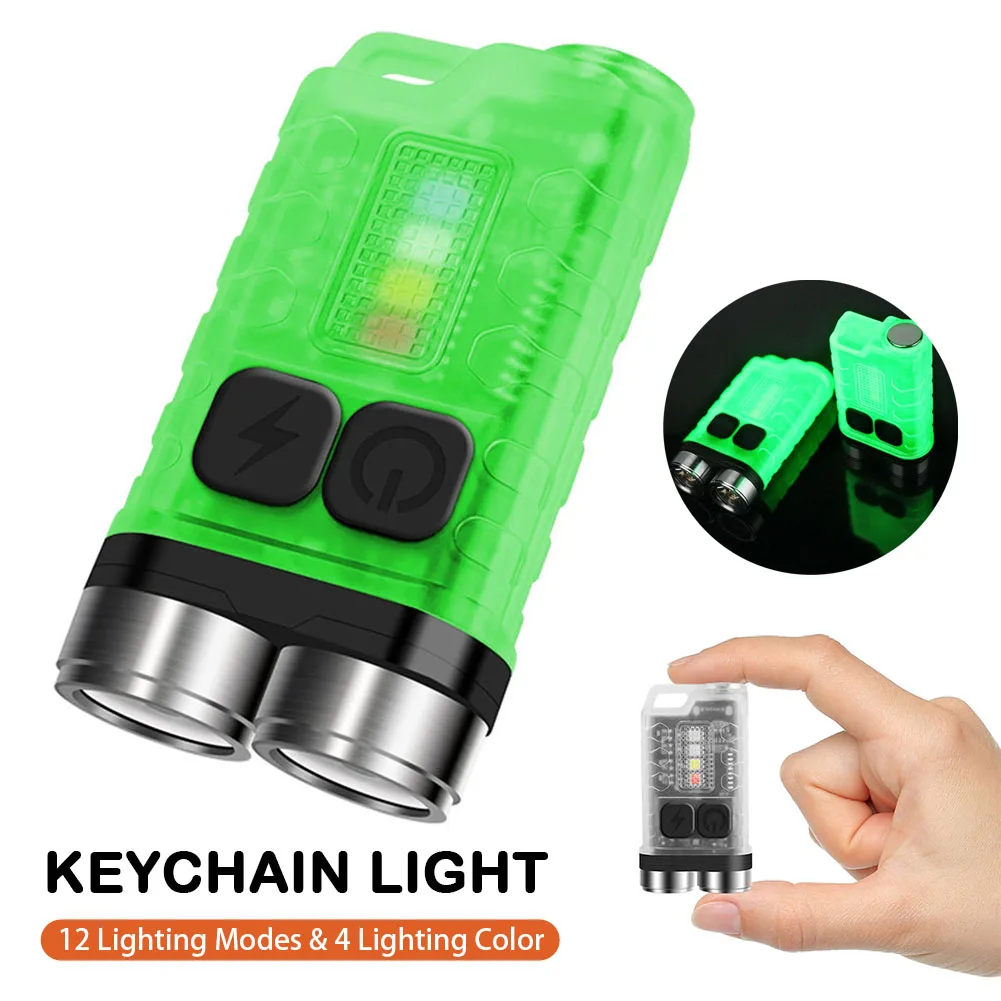 Outdoor EDC Keychain LED Fluorescence Flashlight Type-C Rechargeable Torch Work Light Magnet Buzzer 365nm UV V3 Plus Lantern
Outdoor EDC Keychain LED Fluorescence Flashlight Type-C Rechargeable Torch Work Light Magnet Buzzer 365nm UV V3 Plus Lantern