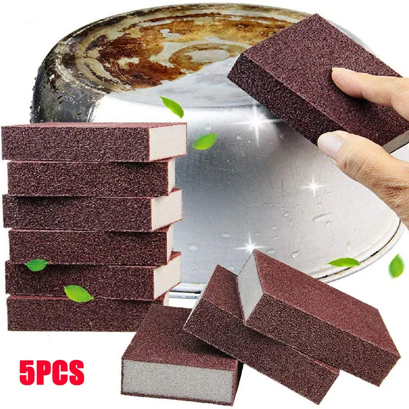 5Pcs Sponge Eraser Rust Remover Brush Dish Pot Cleaning Brush Sponge Emery Descaling Clean Rub Pot Kitchen Tools Gadgets
5Pcs Sponge Eraser Rust Remover Brush Dish Pot Cleaning Brush Sponge Emery Descaling Clean Rub Pot Kitchen Tools Gadgets
