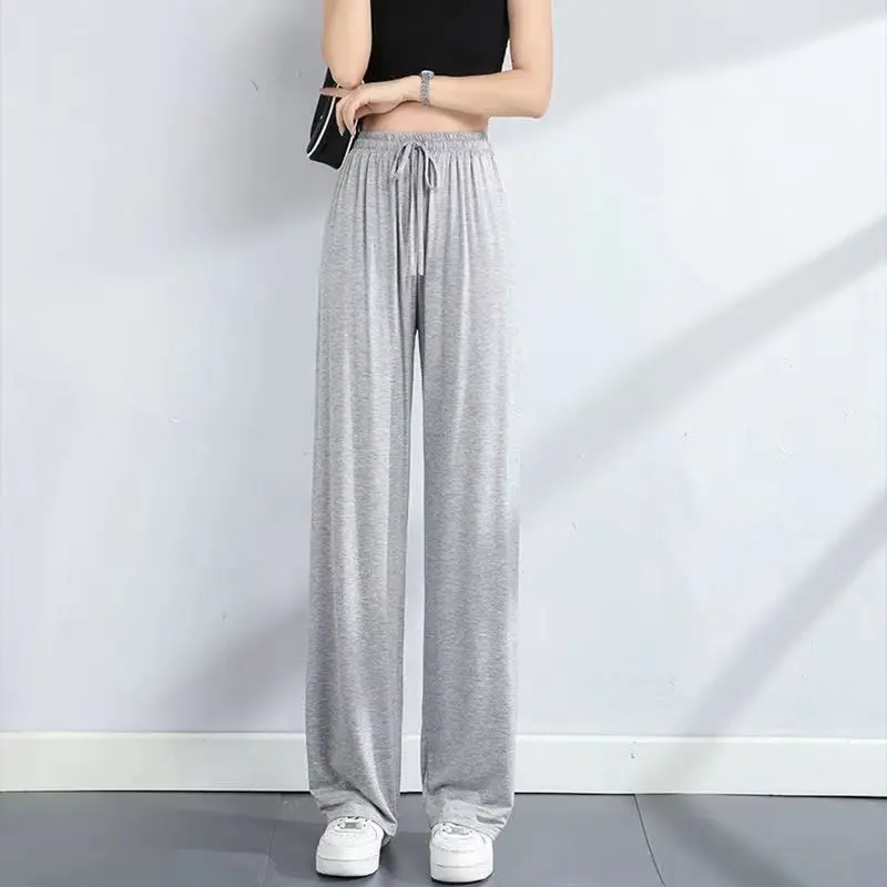Temperament Versatile Commuter Women's Clothing Spring Summer New Lace Up Simplicity Solid Color High Waist Straight Leg Pants
Temperament Versatile Commuter Women's Clothing Spring Summer New Lace Up Simplicity Solid Color High Waist Straight Leg Pants