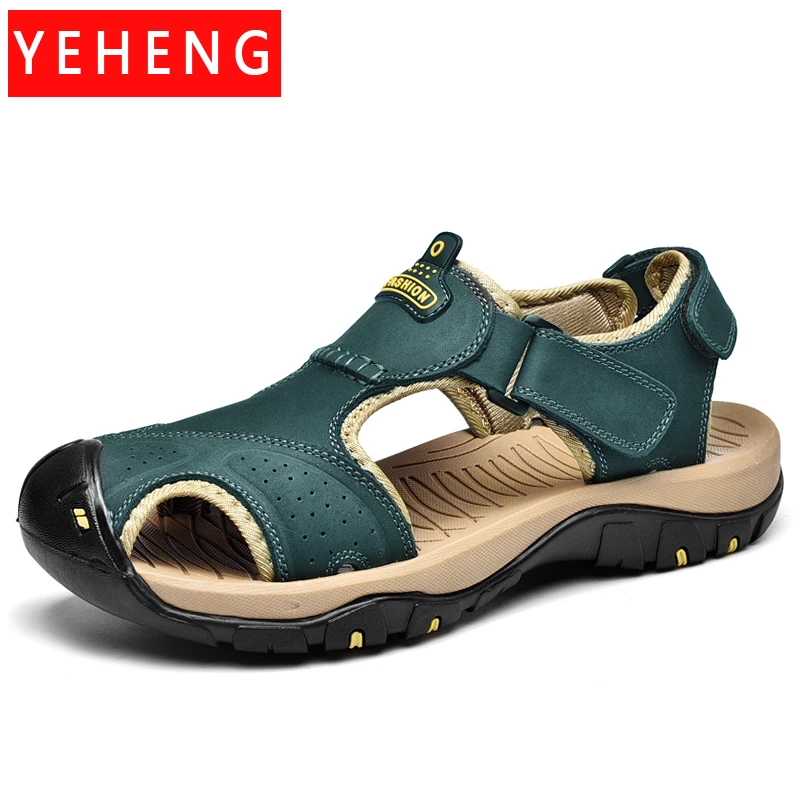 Summer Men's Sandals Breathable Genuine Leather Classic Roman Outdoor Sandals Luxury Casual Sandals Shoes Men Slippers Big Size
Summer Men's Sandals Breathable Genuine Leather Classic Roman Outdoor Sandals Luxury Casual Sandals Shoes Men Slippers Big Size