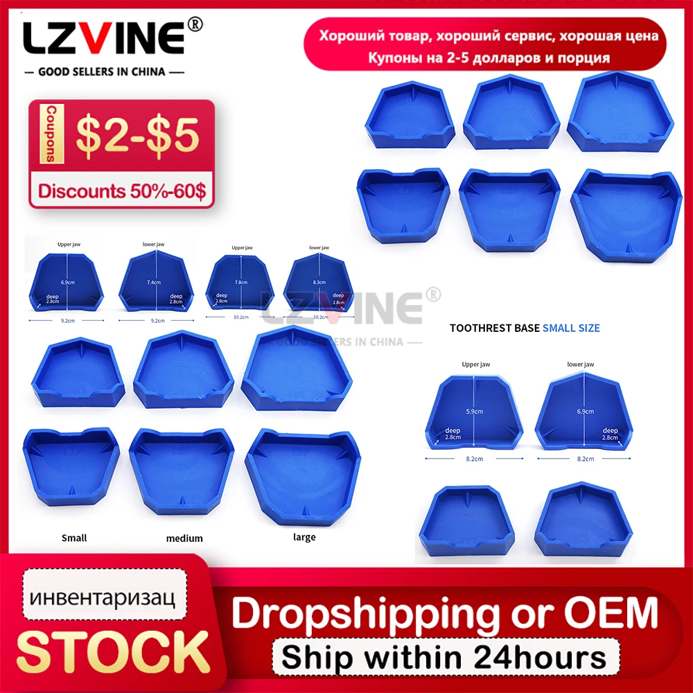 6Pcs/set Dental Denture Tray Dental Mold Plaster Base Silicone Plaster Model Rubber Base Mould Former Base Dental Lab Base Kit
6Pcs/set Dental Denture Tray Dental Mold Plaster Base Silicone Plaster Model Rubber Base Mould Former Base Dental Lab Base Kit