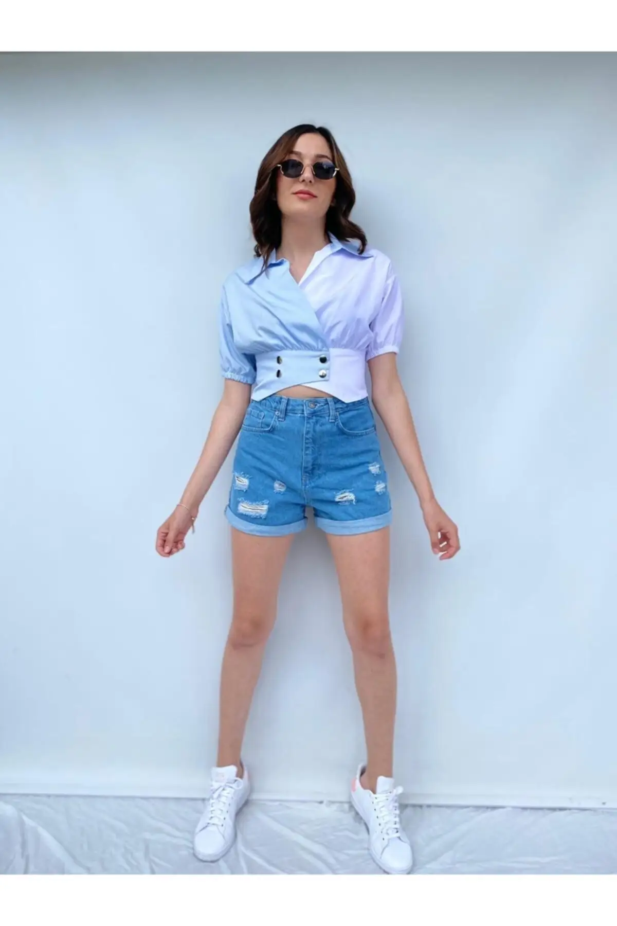 Women's Shorts Front Ripped Mini Denim New Summer Fashion Bermuda Basic Short Pants Mini Trousers Short Pants
Women's Shorts Front Ripped Mini Denim New Summer Fashion Bermuda Basic Short Pants Mini Trousers Short Pants