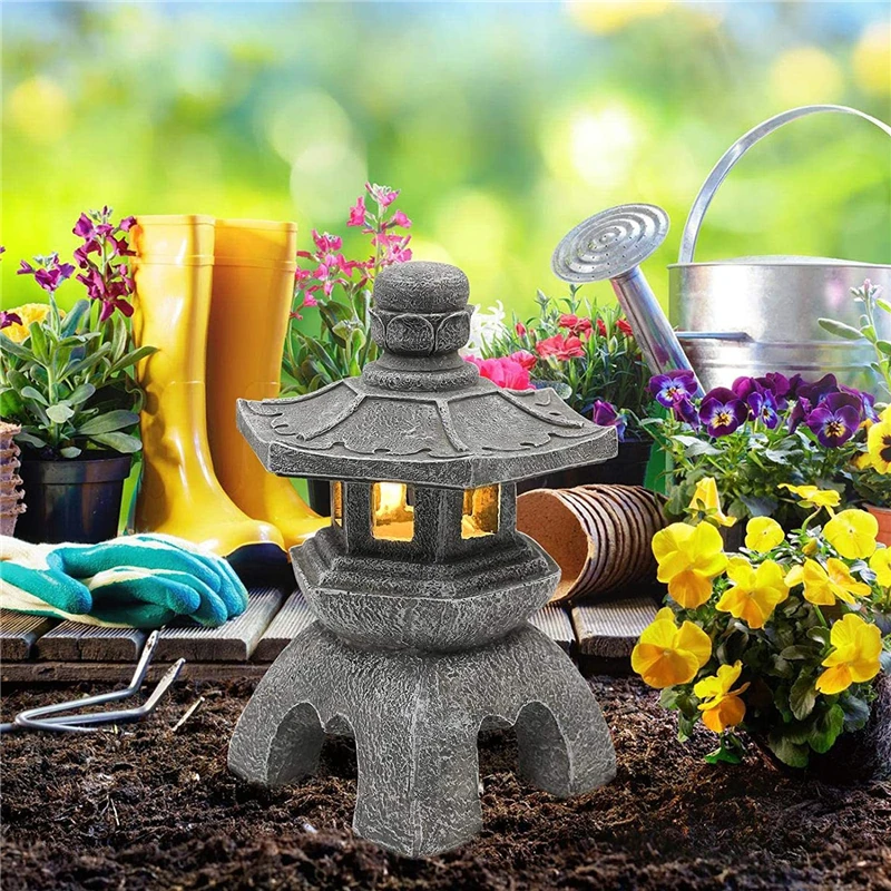 Resin Pagoda Garden Decoration Outdoor Decor Courtyard Zen Lamp Landscape Lights Gardening Yard Ornament For Country House
Resin Pagoda Garden Decoration Outdoor Decor Courtyard Zen Lamp Landscape Lights Gardening Yard Ornament For Country House