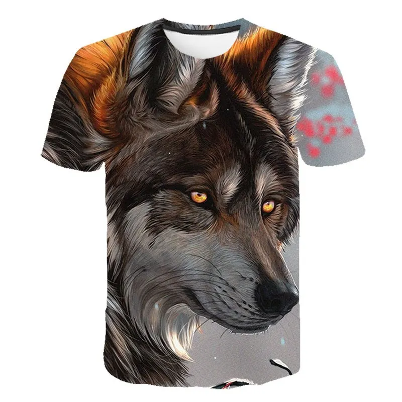 Newest Harajuku Wolf 3D Print Cool T-shirt Boys Girls Short Sleeve Summer Tops Beauty T shirts Fashion Nature Casual Tees
Newest Harajuku Wolf 3D Print Cool T-shirt Boys Girls Short Sleeve Summer Tops Beauty T shirts Fashion Nature Casual Tees