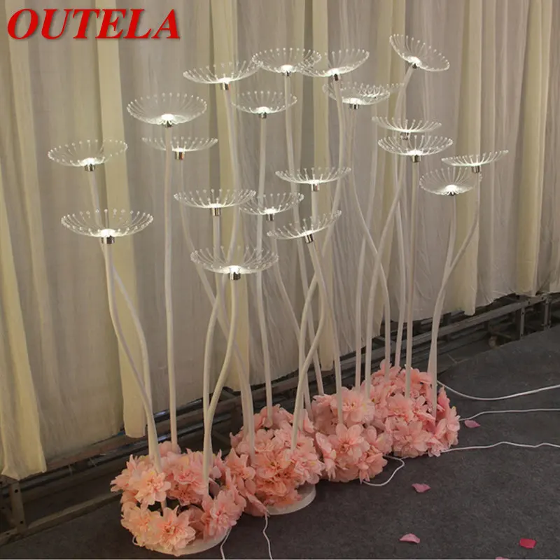 OUTELA Modern White Acrylic Standing Flowers LED Walkway Road Lead Lights for Wedding Party Events Decoration
OUTELA Modern White Acrylic Standing Flowers LED Walkway Road Lead Lights for Wedding Party Events Decoration