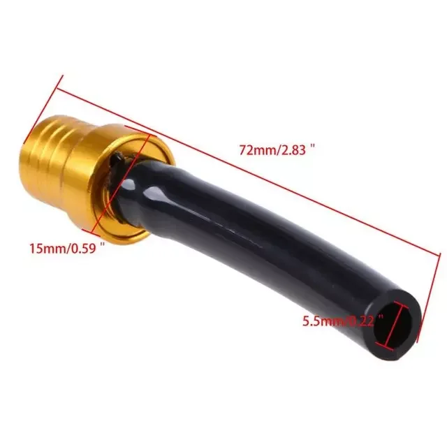 Fuel Tank Breather PipeGas Petrol Tank Cap 2 Way Valve Vent Breather Hose Tube Dirt Quad Bike Motorcycle Size 8 * 2 * 1cm
Fuel Tank Breather PipeGas Petrol Tank Cap 2 Way Valve Vent Breather Hose Tube Dirt Quad Bike Motorcycle Size 8 * 2 * 1cm