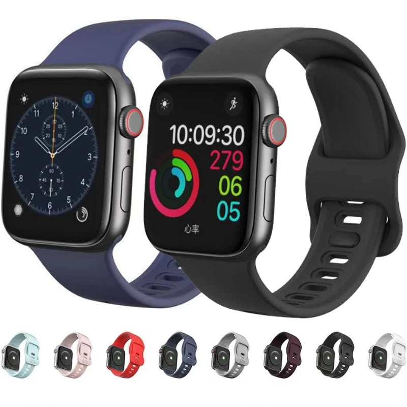Silicone strap For Apple Watch Ultra 49mm 8 7 45mm 41mm Sports Comfort Bracelet replace band For iWatch 6 5 4 SE 44mm 42mm 40mm
Silicone strap For Apple Watch Ultra 49mm 8 7 45mm 41mm Sports Comfort Bracelet replace band For iWatch 6 5 4 SE 44mm 42mm 40mm
