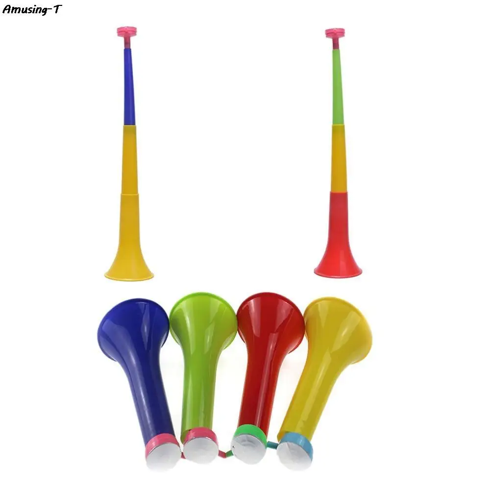 

Random 1pc European Cup musical instruments Removable Football Stadium cheer Horns Vuvuzela Cheerleading horn Kid Trumpet Toy
