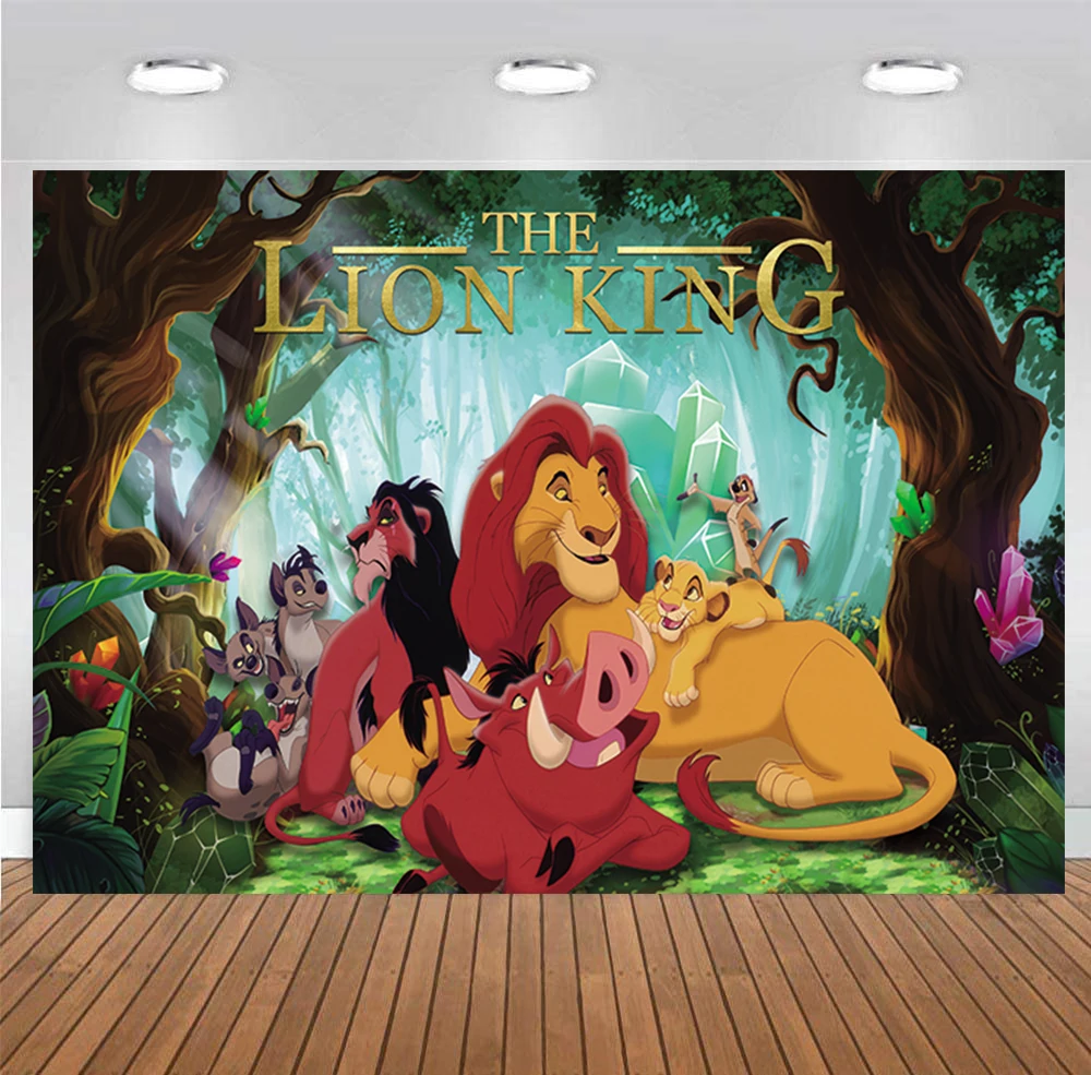 Lion King Simba Backdrop Forest Kids Happy Birthday Party Baby Shower Photography Background Boys Girls Photocall Photo Banner
Lion King Simba Backdrop Forest Kids Happy Birthday Party Baby Shower Photography Background Boys Girls Photocall Photo Banner