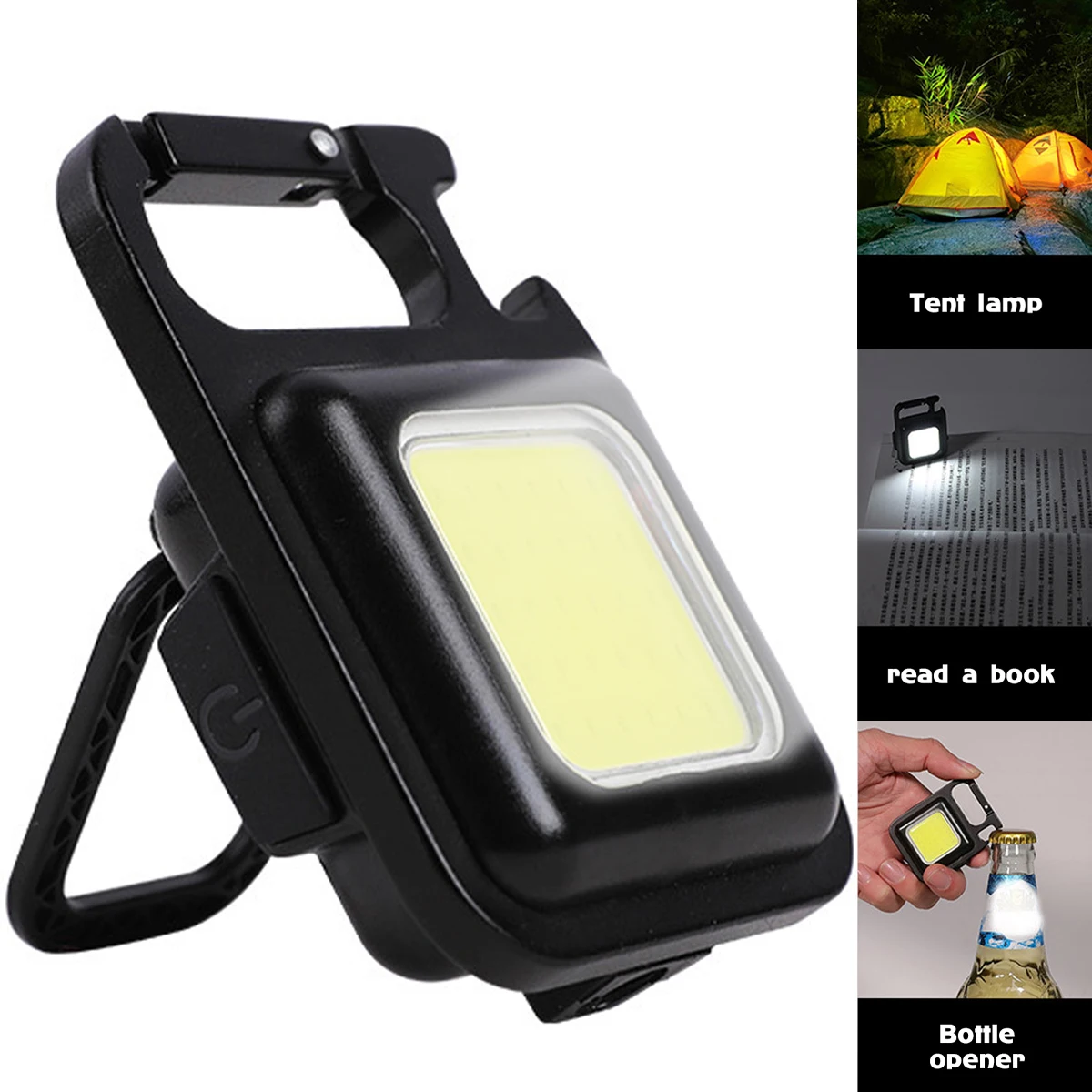 LED Work Light Portable Pocket Flashlight Keychains Corkscrew Rechargeable COB Light for Camping Fishing Outdoor Accessories
LED Work Light Portable Pocket Flashlight Keychains Corkscrew Rechargeable COB Light for Camping Fishing Outdoor Accessories