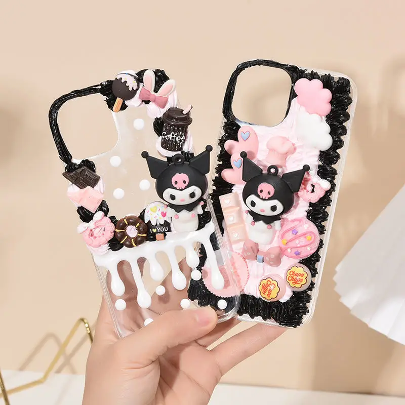 DIY Kuromi Cream Glue Mobile Phone Case Handmake Material Package Dark Cartoon Anime Doll Resin Accessories Iphone Decorations
DIY Kuromi Cream Glue Mobile Phone Case Handmake Material Package Dark Cartoon Anime Doll Resin Accessories Iphone Decorations