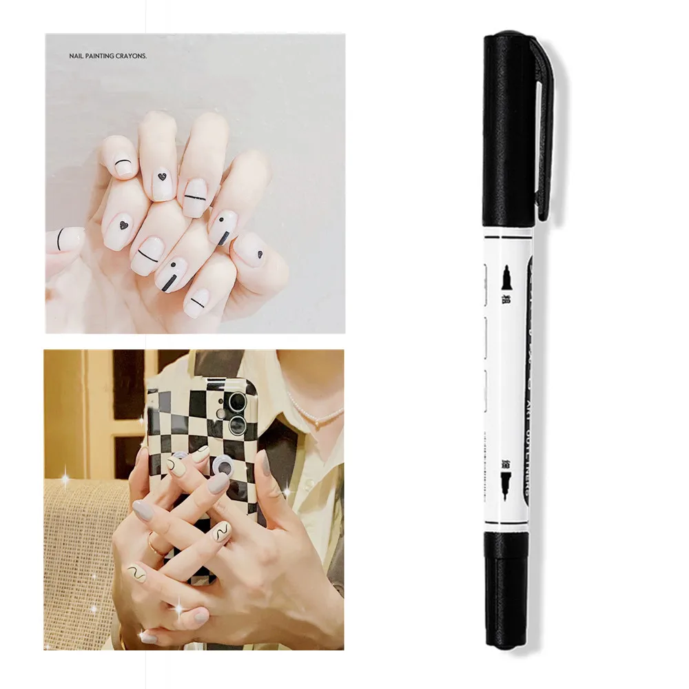 Hot Double-ended Nail Art Graffiti Pen DIY Flower Abstract Lines Waterproof Painting Drawing Liner Brush Nail Art Beauty Tools
Hot Double-ended Nail Art Graffiti Pen DIY Flower Abstract Lines Waterproof Painting Drawing Liner Brush Nail Art Beauty Tools