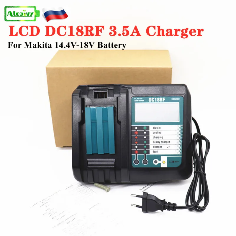 DC18RF 3. A LCD charger 18V battery charger BL1445 BL1440 BL1430 BL1860 BL1840 BL1850 charging BL1860B backup battery charger
DC18RF 3. A LCD charger 18V battery charger BL1445 BL1440 BL1430 BL1860 BL1840 BL1850 charging BL1860B backup battery charger