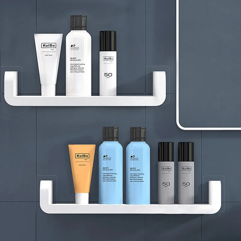 White Storage Rack Shelf Bathroom Kitchen Seasoning Debris Rack Shower Rack Shampoo Bath Shower Rack Wall-Mounted Self-Adhesive
White Storage Rack Shelf Bathroom Kitchen Seasoning Debris Rack Shower Rack Shampoo Bath Shower Rack Wall-Mounted Self-Adhesive