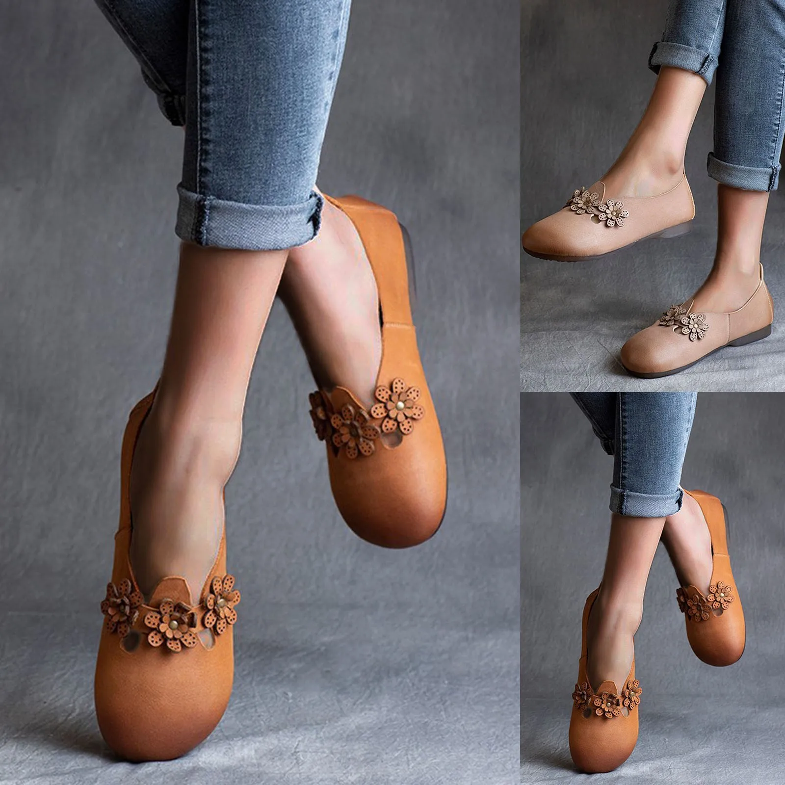 Casual Shoes Women Flowers Style Shoes Ethnic Slip-on Heel Toe Casual Flat Round Women's Retro Shoes Comfortable Women's casual
Casual Shoes Women Flowers Style Shoes Ethnic Slip-on Heel Toe Casual Flat Round Women's Retro Shoes Comfortable Women's casual