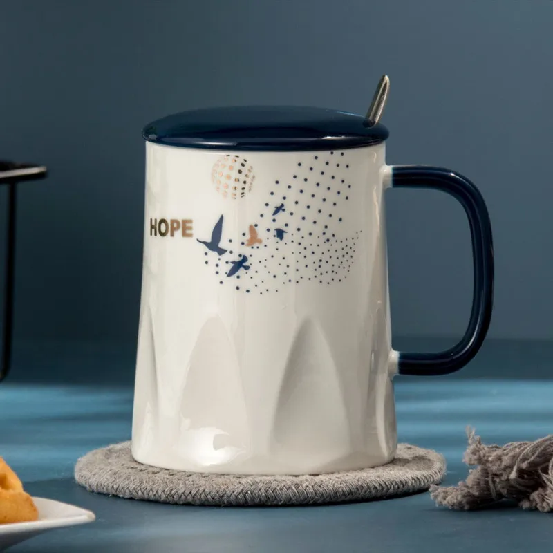 New Cartoon With Lid And Spoon Mug Desk Cup Student Water Cup Ceramic Cup
New Cartoon With Lid And Spoon Mug Desk Cup Student Water Cup Ceramic Cup