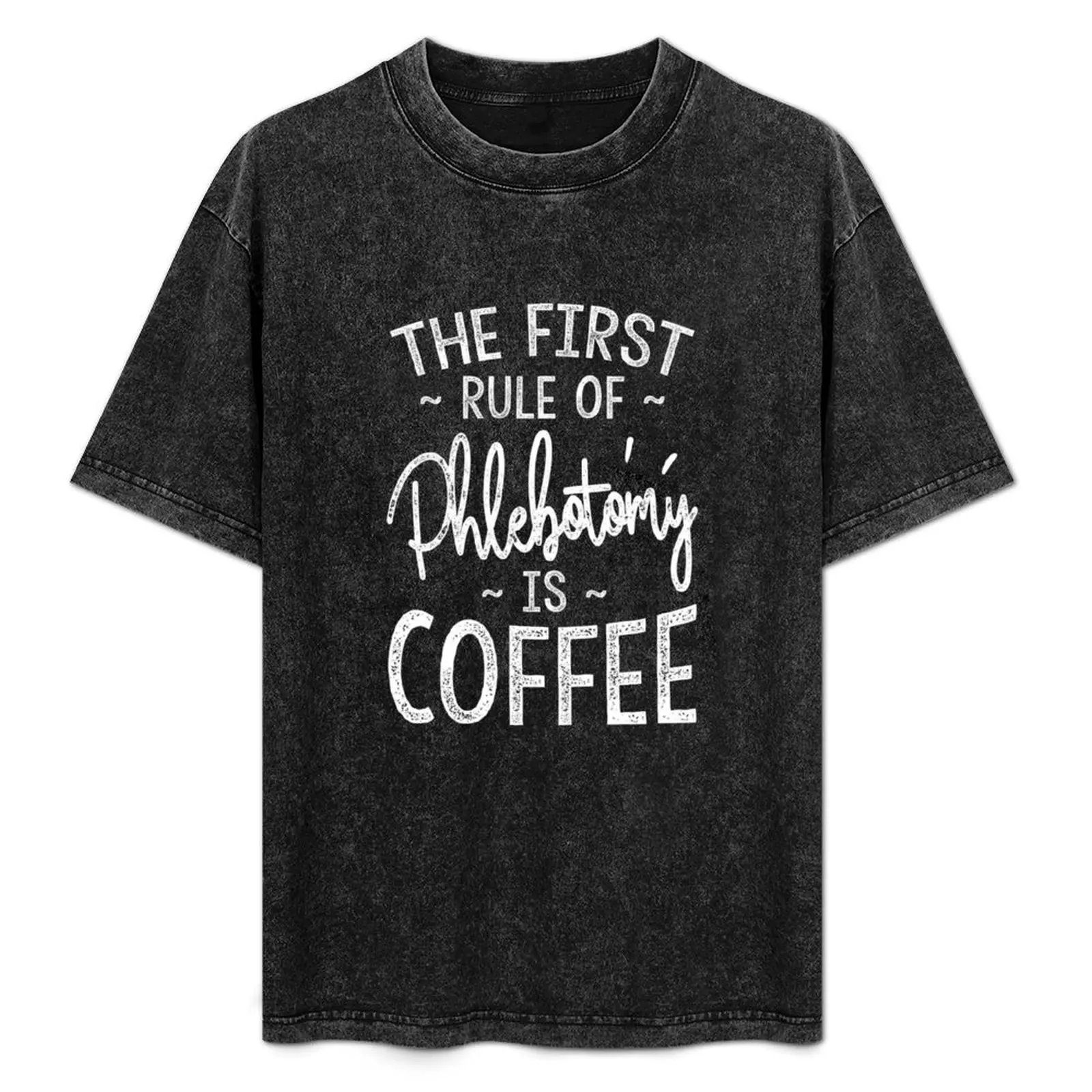 Футболка Rule Of Phlebotomy Is Coffee футболка с короткими рукавами одежда в стиле хиппи