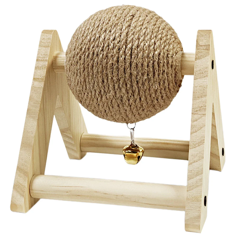 

Pet Toy Cat Scratching Board Globe Rabbit Ball Dribble Sisal Scratcher Kitten Bunny Plaything Toys For pets