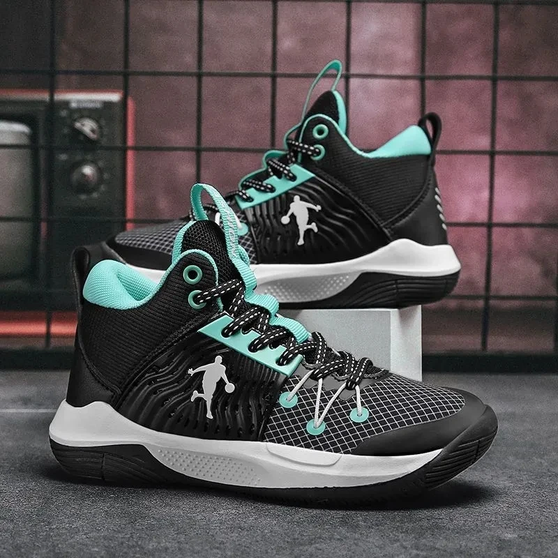 High Quality Kids' Basketball Shoes Comfortable Mesh Boys Girls Sneakers Non-Slip Children Trainer Sports Shoe
High Quality Kids' Basketball Shoes Comfortable Mesh Boys Girls Sneakers Non-Slip Children Trainer Sports Shoe