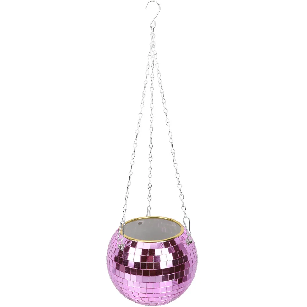 Hanging Planter Disco Flower Pot Pots Flowerpot Mirror Hanger Basket Indoor Holder Plastic Macrame Spherical Wall Ceiling
Hanging Planter Disco Flower Pot Pots Flowerpot Mirror Hanger Basket Indoor Holder Plastic Macrame Spherical Wall Ceiling