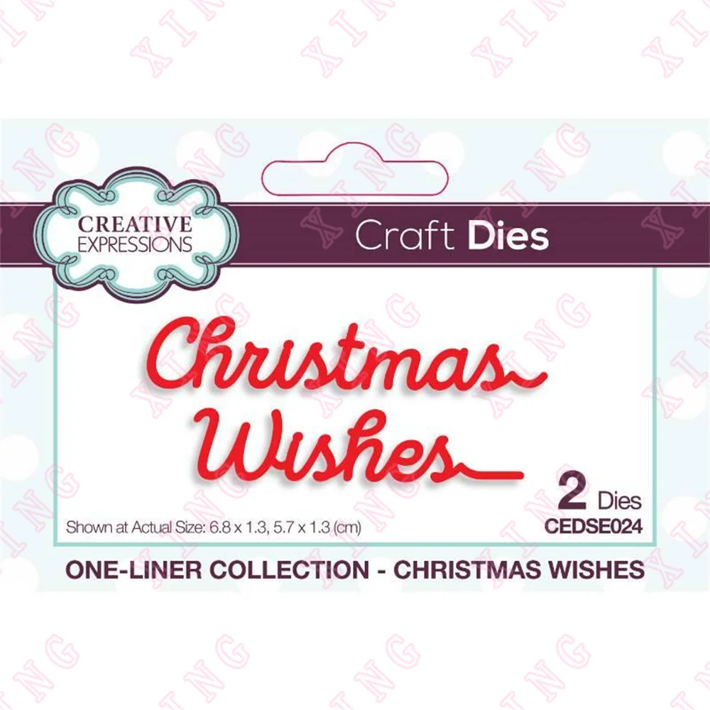 2022 Newest Diy Scrapbook Blade Punch Molds Christmas Wishes Craft Die Metal Cutting Dies Embossing Decoration Reusable Template
2022 Newest Diy Scrapbook Blade Punch Molds Christmas Wishes Craft Die Metal Cutting Dies Embossing Decoration Reusable Template