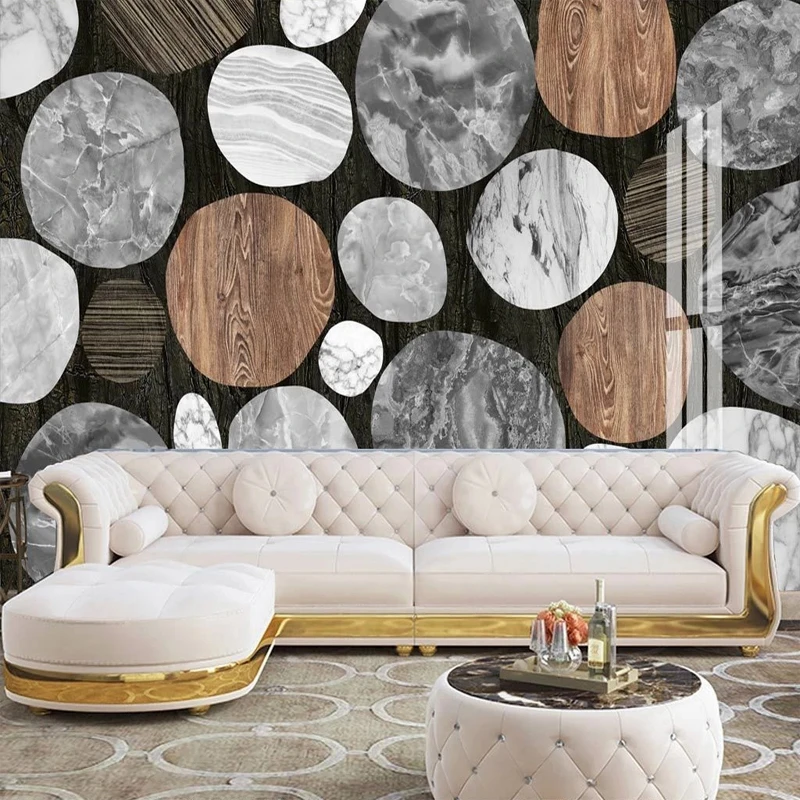 Custom Size Wall Mural Luxury 3D Imitation Marble Wood Grain Circle Pattern Wallpaper for Bedroom Living Room TV Sofa Background
Custom Size Wall Mural Luxury 3D Imitation Marble Wood Grain Circle Pattern Wallpaper for Bedroom Living Room TV Sofa Background