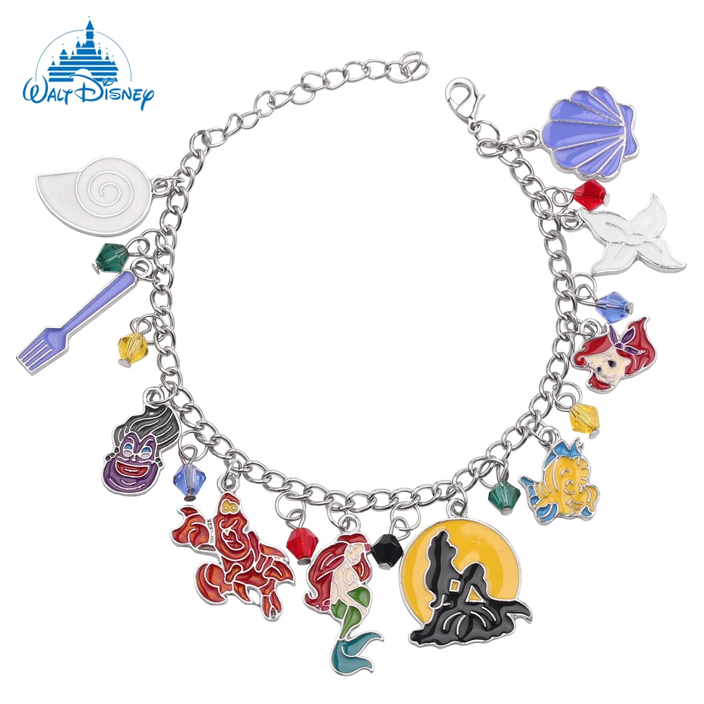 Disney Animation Movie The Little Mermaid Bracelets Cute Ariel Sebastian Bracelet Trend Hand Chain Accessories Gifts For Fans
Disney Animation Movie The Little Mermaid Bracelets Cute Ariel Sebastian Bracelet Trend Hand Chain Accessories Gifts For Fans