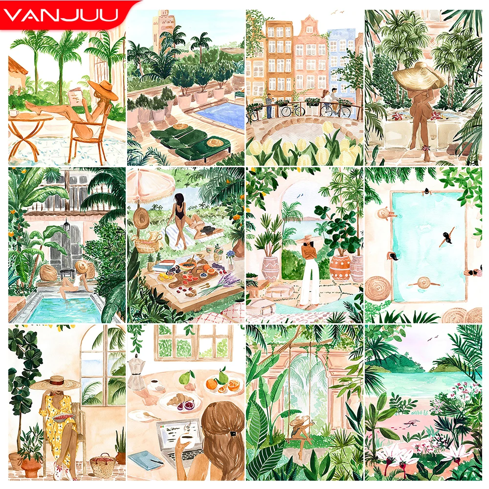 Diamond Painting Abstract Plant Landscape Cross Stitch Kit Full Drill Vacation Scenery Mosaic Rhinestone Picture DIY Home Decor
Diamond Painting Abstract Plant Landscape Cross Stitch Kit Full Drill Vacation Scenery Mosaic Rhinestone Picture DIY Home Decor
