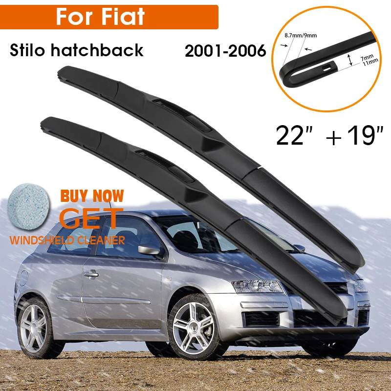 Автомобильные стеклоочистители для Fiat Stilo хэтчбек 2001-2006 лобовое стекло резиновая силиконовая заправка переднее окно стеклоочистителя 22 "+ 19...
Автомобильные стеклоочистители для Fiat Stilo хэтчбек 2001-2006 лобовое стекло резиновая силиконовая заправка переднее окно стеклоочистителя 22 "+ 19...