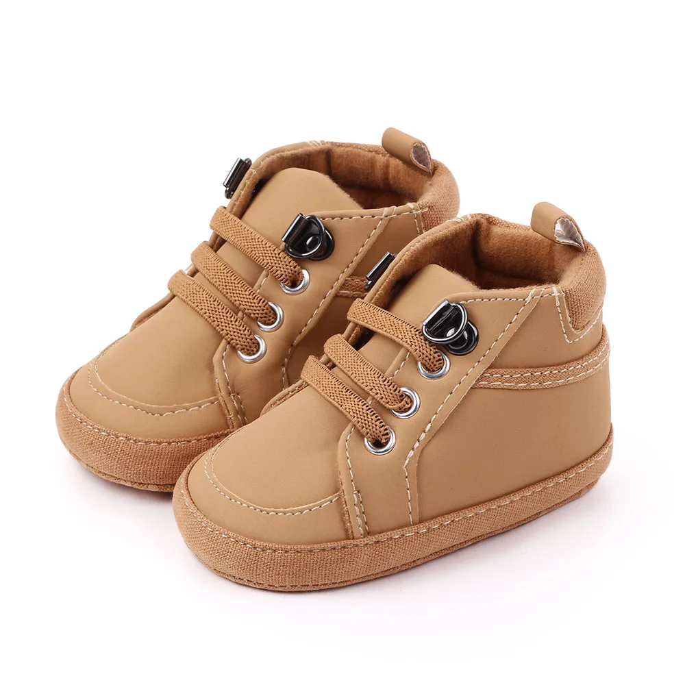 New Fashion Baby Boy Boots Shoes Soft Sole Booties Infant Anti-slip Solid Color Booty Shoes Newborn Footwear for 1 Year Old Boys
New Fashion Baby Boy Boots Shoes Soft Sole Booties Infant Anti-slip Solid Color Booty Shoes Newborn Footwear for 1 Year Old Boys